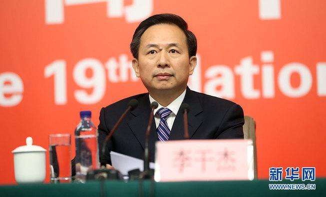 環(huán)境保護部黨組書記、部長李干杰